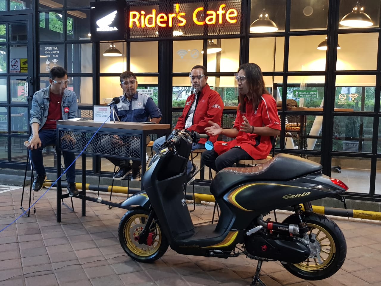 Genio Eksis Ride,  Ajang Kopdar Online Ala Komunitas Honda Genio Jatim